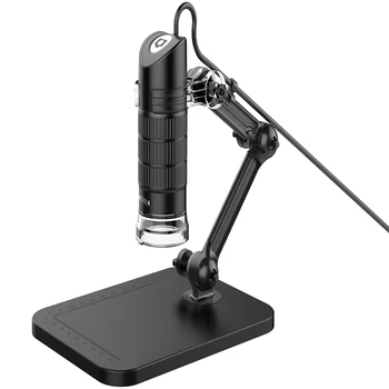 

HD USB Digital Microscope LED Electronic Microscope Endoscope Zoom Camera Magnifier Light Stand Tools for Work Life School