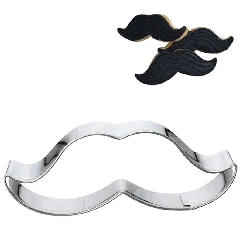 Mustache MILIVIXAY 1 шт. формочка для печенья в форме усов DIY вкусные десерты Печенье Торт Помадка шоколадная форма - Цвет: Mustache