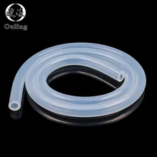 1M /2M long Free shipping Food Grade silicone tube antifreeze hose pump tube ID 5 6 7 8 10 12 14 16 19 25mm transparent VMQ