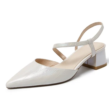 

Cow Leather Sandals for Women Sandalias De Verano Para Mujer Shoes High Quality Elegant Fashion