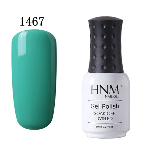 1467 HNM 8 мл УФ-гель для ногтей светодиодный светильник Гель-лак 58 цветов Гель-лак чистые цвета Полупостоянный Гель-лак для ногтей основа Топ - Цвет: 1467