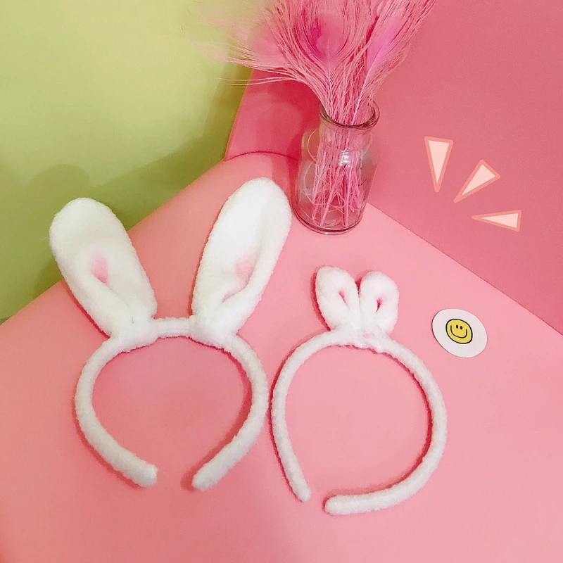 Милый плюшевый дизайн для маленьких девочек с заячьими ушками повязка на голову одежда для фотосъемки реквизит вечерние подарки