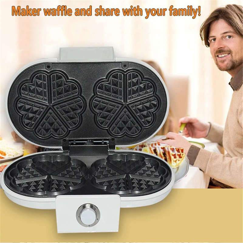 DMWD Automatic Non-stick Electric Cartoon waffle maker muffin pancake maker  Mini Crepe Cooker Multifunction children Breakfast - AliExpress