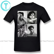 Cole sprouuse футболка Cole sprouuse Collage B W Футболка Мужская хлопковая футболка Классическая забавная Футболка с принтом плюс размер футболка с коротким рукавом