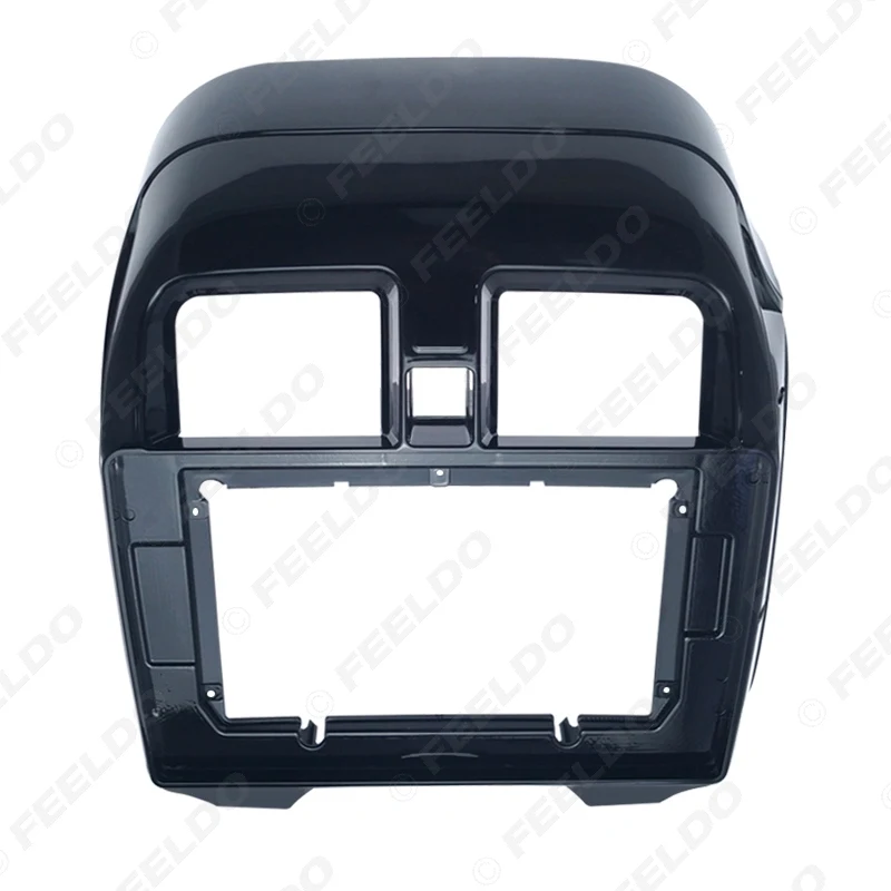 FEELDO Аудиомагнитола 9 дюймов фасции рамка gps навигация панель для Nissan Sunny/Almera-(RHD)# AM6248