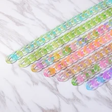 

Christmas DIY Accessories Handmade Eyeglass Acrylic Colorful Chain Plastic Closed Long Glasses Chains Wholesale Holder Lanyard