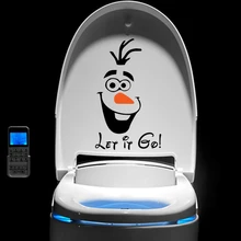 Funny Snowman Olaf Let It Go Wall Stickers Bedroom Window Home Decor Disney Frozen 2 Wall Decals Vinyl Mural Art Free Shipping