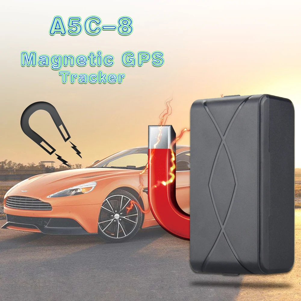 A5C-8 мощный магнитный gps трекер Автомобильный локатор Беспроводной + GSM SMS/GPRS