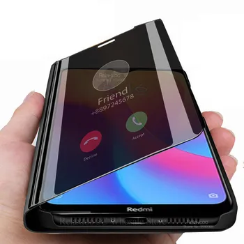 

Mirror phone Case For xiaomi redmi 8a smart view book Flip Stand cover case redmi 8 a a8 xiomi xaomi redmi8a redmi8 funda coque