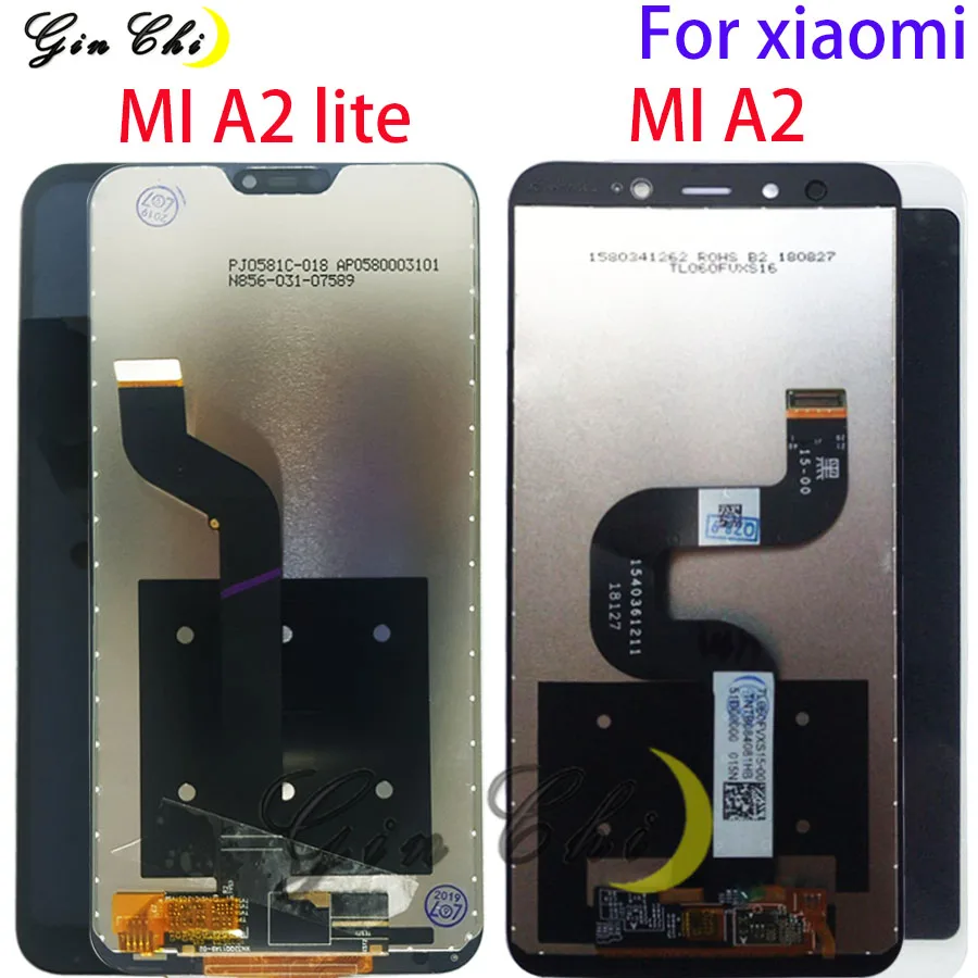 

5.84" AAA For Xiaomi Mi A2 Lite LCD Display For Xiaomi Redmi 6 Pro LCD Replace Parts Rdemi A2 LCD with frame touch screen