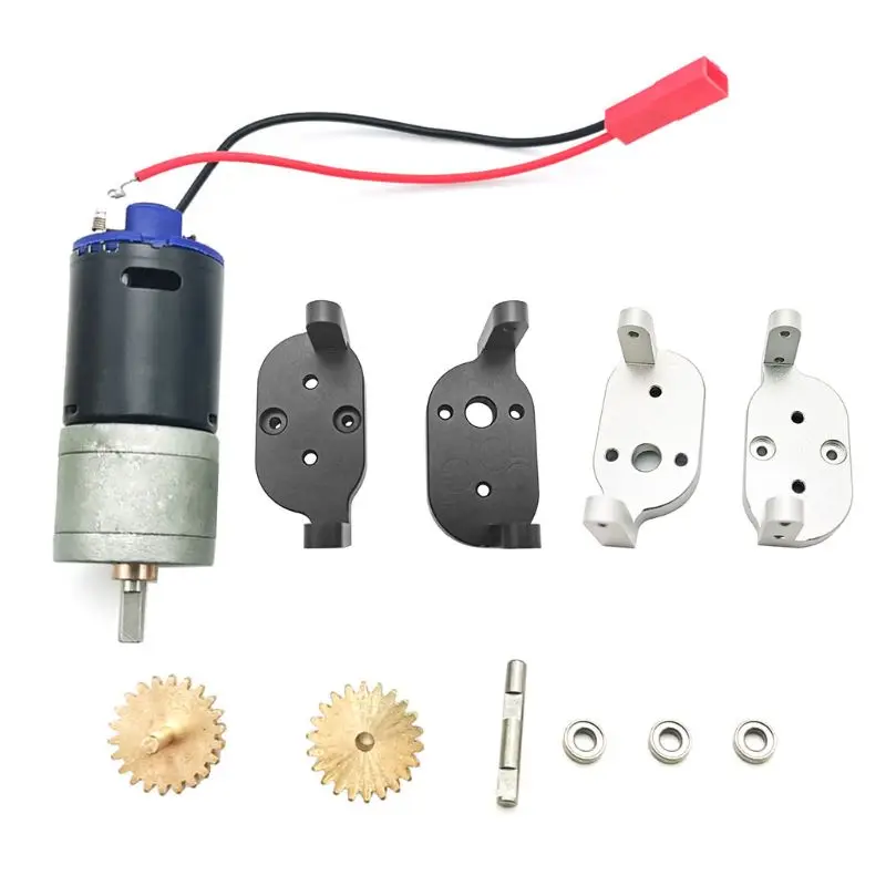 

Metal Transfer Gearbox Transmission Box for WPL C14 C24 C34 Full Metal Reverse With 370 Motor Reverse