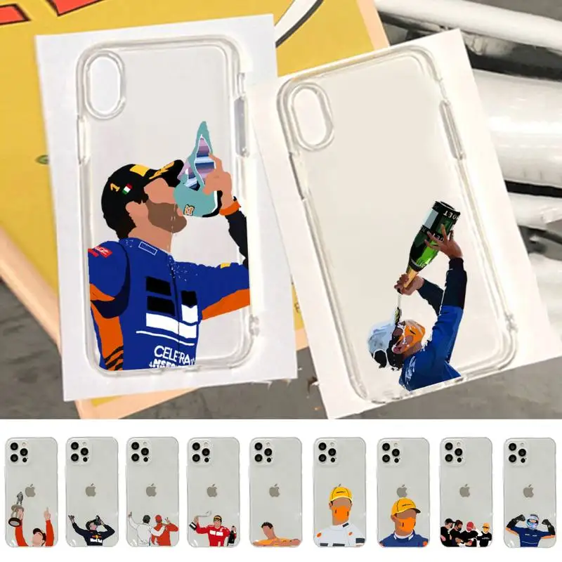 Custodia Per Telefono Trasparente Lando Norris 2021 Per Iphone 11 12 13 Mini Pro Xs Max 8 7 6 6S Plus X 5S Se 2020 Xr