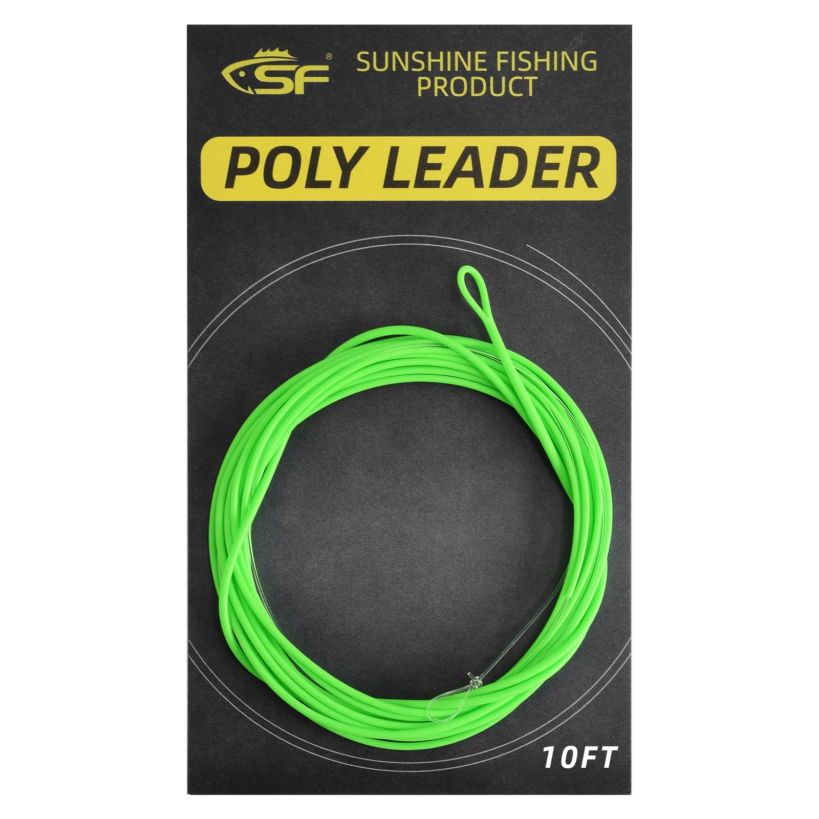SF Fly Fishing Polyleader Monofilament Core Leader Line Fly Line for10' Salmon Poly Leader 10FT