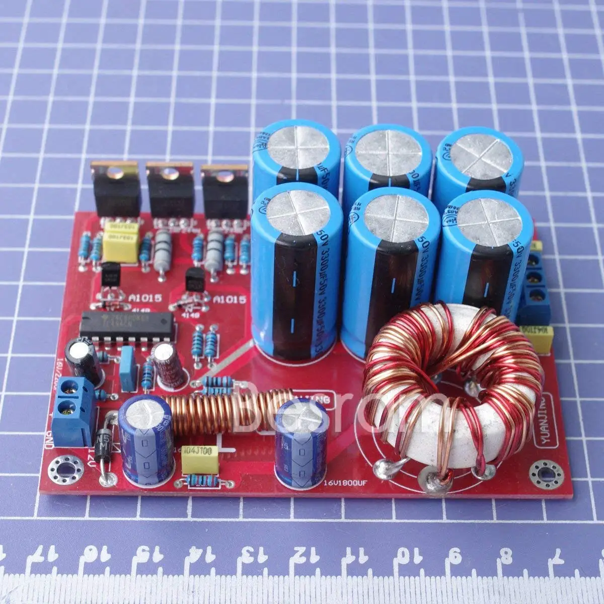 Плата импульсного источника питания LM3886 + TDA7294 сделай сам 12 В постоянного тока ± 32