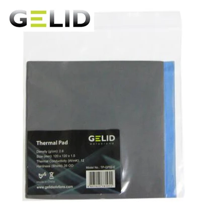 Comprar GELID calor disipación almohadilla térmica portátil grasa térmica gpu tarjeta puente Norte Sur cooling12W mk 120x120mm 0,5mm 1,0mm 1,5mm