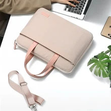  Portable Laptop Bag Sleeve 13.3 14 15.6 Inch Business Computer Bag For-Macbook Air Pro HP-Huawei Notebook Waterproof Laptop-Case 