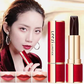 

3-in-1 Velvet-like Matte Tri-color Lipstick Highly Pigmented Long Lasting Lip Makeup SSwell
