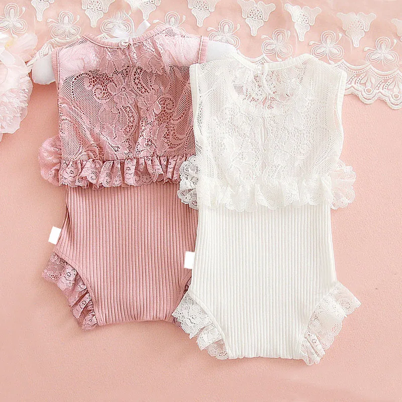 

Newborn Baby Girl Rompers Lace Princess First Birthday Party Girl Clothes Baby Girl Clothing Summer Infant Onesie Baby Costume