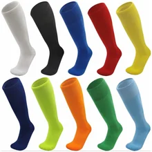 Solid Color Cushioned Sports Socks White Thick Long Basketball Socks Men