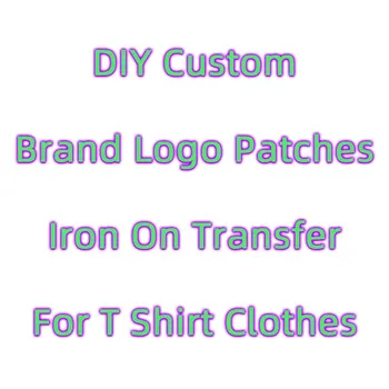 

DIY Heat Transfer Vinyl Sticker Brand LOGO Patches For Clothing Iron on Transfers For Clothes A-level Thermal Transfer Press