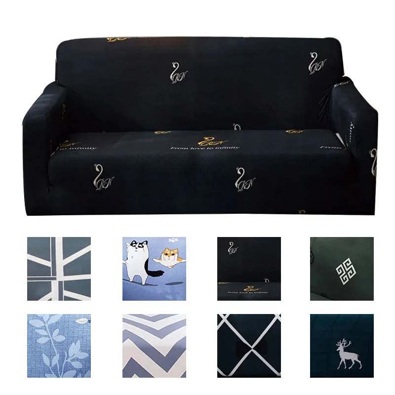 

High Quality Stretchable Elastic Sofa Cover Modern Sofas for Living Room L Shape Couch Cover for Sectional Corner Sofa Cover