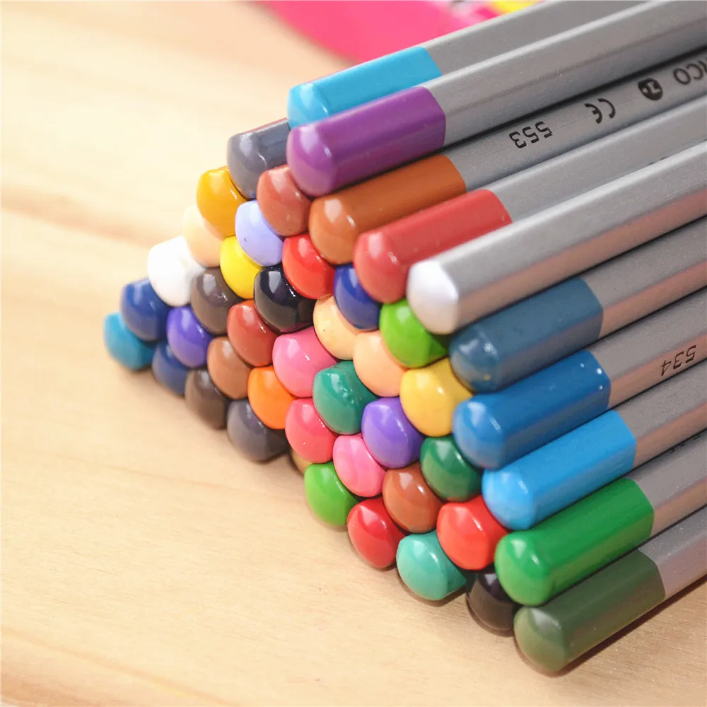Деревянные цветные карандаши MARCO 7100 Prismacolor 72 картонная коробка для масла