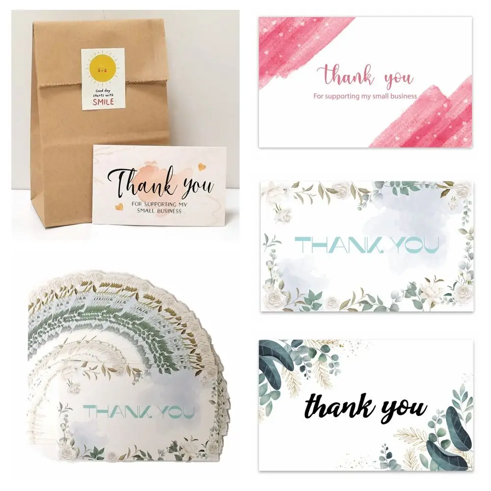 Insert Thanks Labels For Supporting My Small Business Greeting