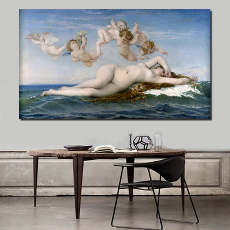 Wallpaper-The-Birth-Of-Venus-Canvas-Painting-Prints-Living-Room-Home-Decoration-Modern-Wall-Art-Oil