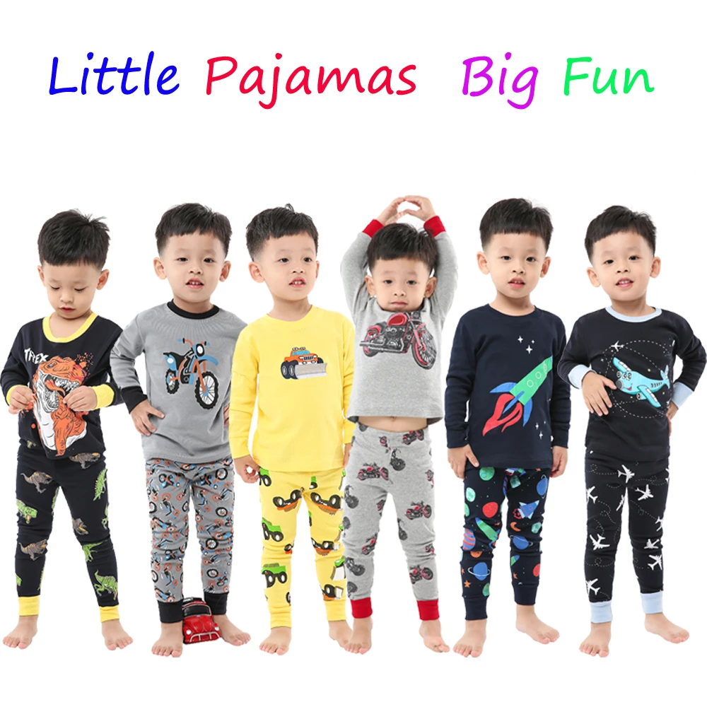Kids Pajamas Set Kids Pajamas Pajama Sets Kids Clothing Set 100 Cotton Full Sleeve Cotton Boys Sleepwear Kids Airplane Pyjamas Children Baby Girls Pajamas Pijama Unicornio Infantil Pijamas