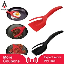 Wulekue силиконовый шпатель для яиц, блинов, Тернер для пирожных, для легкой выпечки, лопата для готовки, кухонная утварь, аксессуары для приготовления пищи