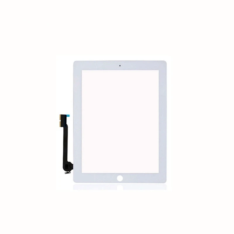 Для планшета iPad4 сенсорный экран дигитайзер передняя панель Замена сенсорный экран+ средняя рамка+ инструмент для сборки без кнопки Home без IC