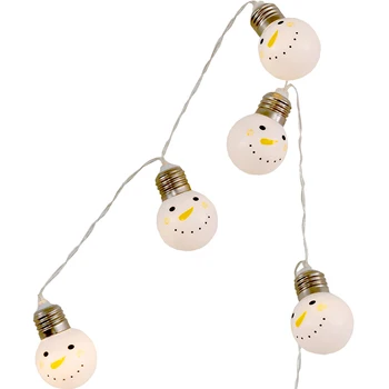 

Christmas Creative Decoration Light Bulb Snowman String Light