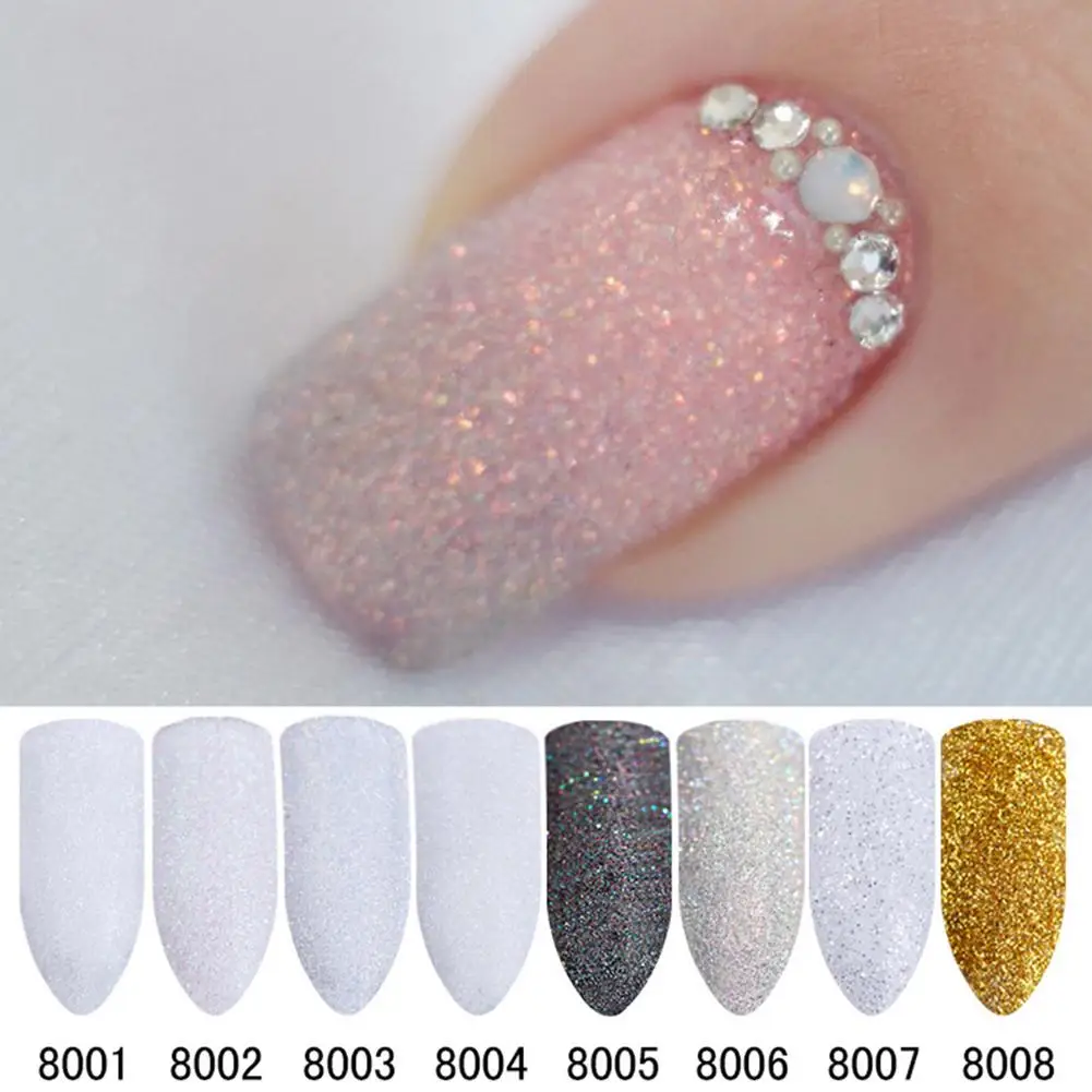 

DIY Nail Art Sequins Glitter Powder Gradient Shimmer Pigment Holographic Dust Sparkly Manicure Decoration