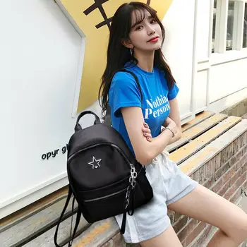 

2019 Brand New Women Girls Backpack Purse Anti-Theft Rucksack Waterproof Star Rucksack Travel Shoulder School Bag