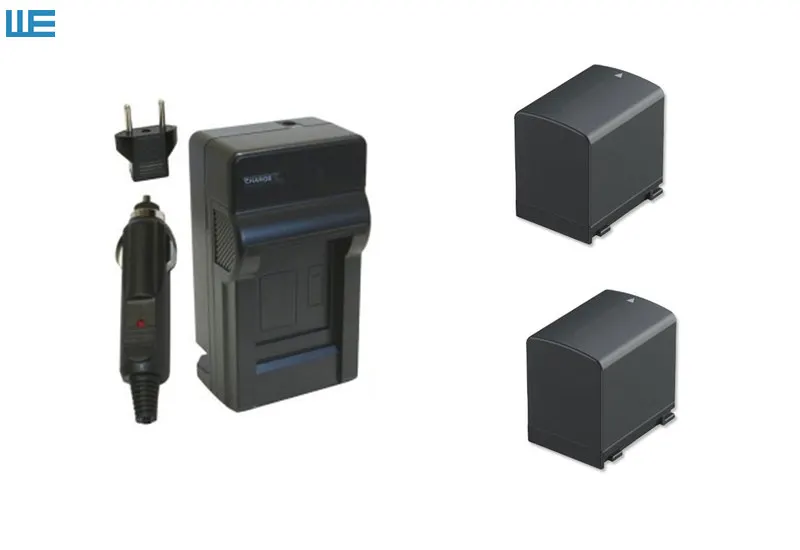 BP-819, BP819, BP827 BP-807 BP-808 BP808 BP-809 Батарея+ Зарядное устройство для Canon LEGRIA HF M31 HF M32 HF M36 HF S10 HF S21 iVIS HF10 - Цвет: Белый