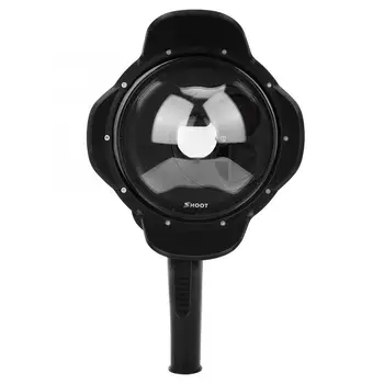 

SHOOT Underwater Dome Port for GoPro Hero 7 6 5 Black with Float Grip Waterproof Case Sunshade Lens Dome Go Pro 6 5 7