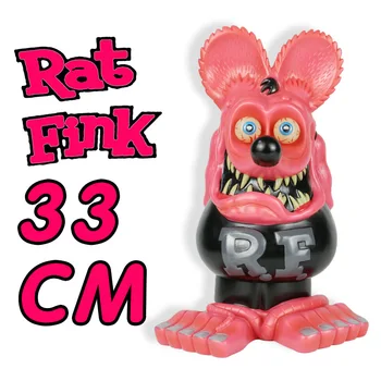 

33CM RED RAT FINK Mouse Action Figure Ed Big Daddy Roth Collectible Model Toy Christmas Gift