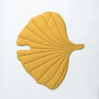 

Washed Cotton Summer Air Condition Quilt Leaf Style for Adult Kids Crawl Pad Floor Mat Summer Home Decorative Leaf Quilts