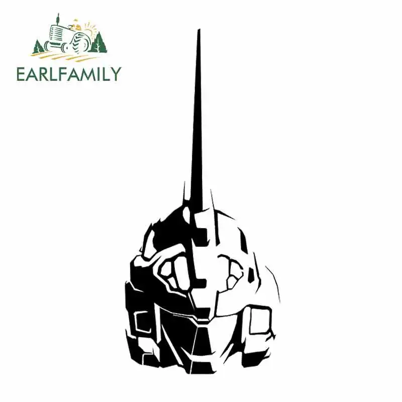 

EARLFAMILY 13cm x 9.8cm GUNDAM Car Sticker Helmet Motorcycle Accessories Sunscreen Oem JDM Polyethylene Glue Stickers Body