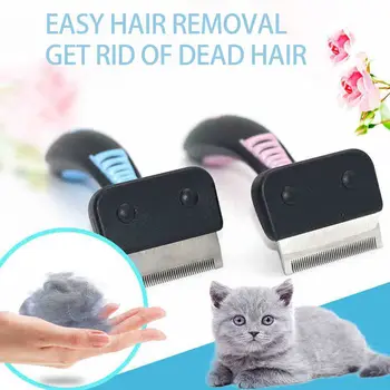 

Stainless Steel Pet Grooming Tool For Removing Loose Hair Opening Tangle Hair Dog And Cats Comb Pet Care Supplies