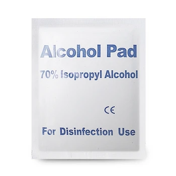 

30 Pcs Alcohol Wet Wipe Disposable Disinfection Prep Swap Pad Antiseptic Skin Cleaning Care Jewelry Mobile Phone Clean Wipe