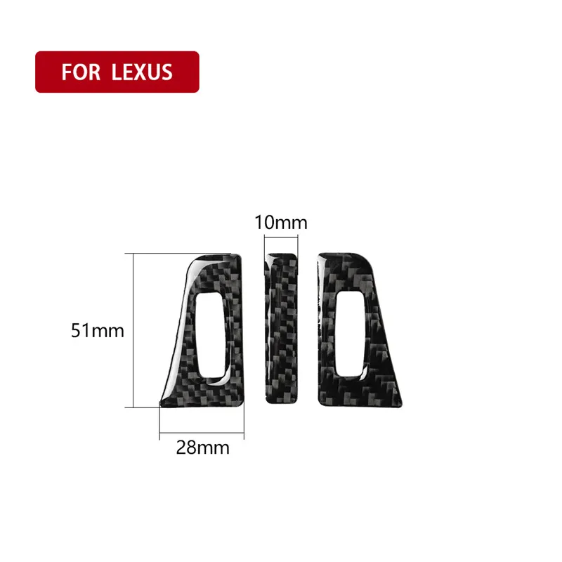 Автомобильные аксессуары для Lexus NX 200 200t 300 h, панель воздушного выхода, декоративные наклейки из углеродного волокна для внутренней отделки автомобиля, 3D патч