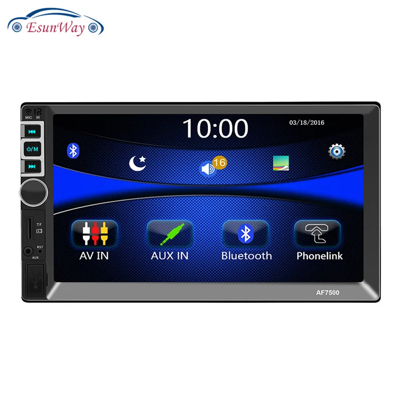 Автомагнитола Autoestereo, 7 дюймов, 2din, автомагнитола Estereo De Auto Con Pantalla, Bluetooth, зеркальное соединение, автомагнитола, Автомобильный мультимедийный MP5 стерео