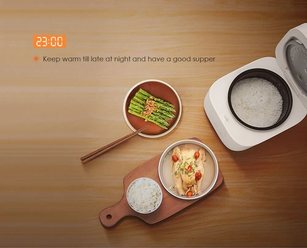 Горячая Xiaomi Mijia 1.6л электрическая рисоварка Кухня Мини-плита маленькая рисоварка машина интеллектуальное назначение светодиодный дисплей