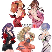 Japanese anime Stickers Styling sexyGirl Decal for Rei Langley Asuka Bodysuit Breasts Vinyl Cartoon Decals Car sex woman Sticker