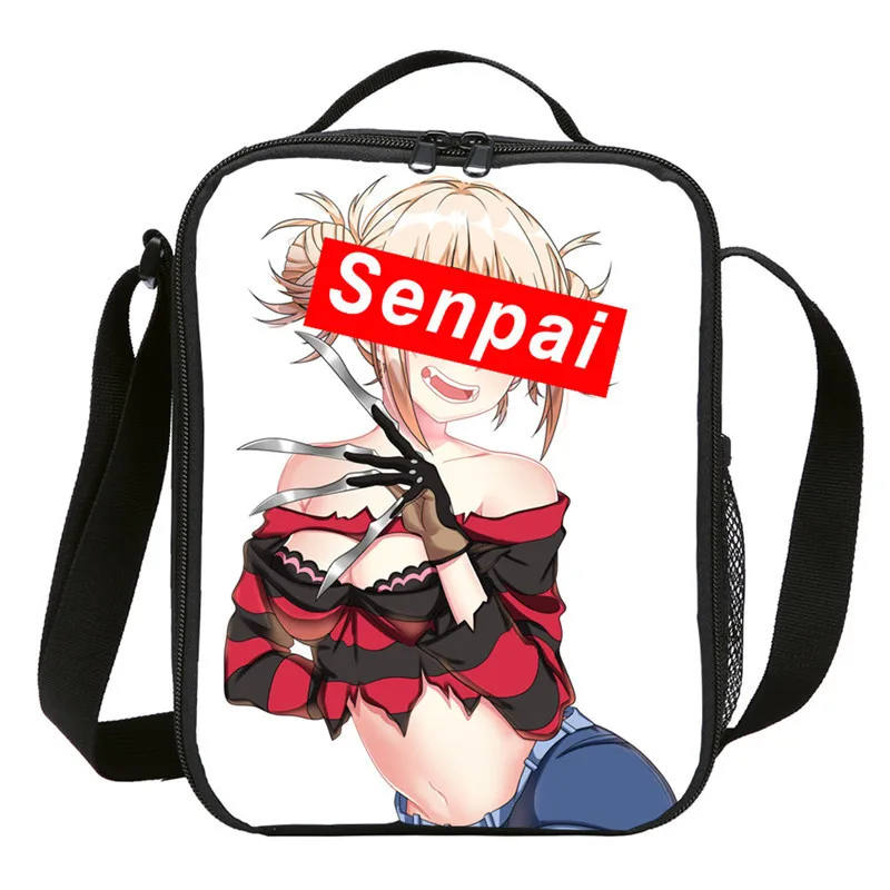 Малый мешок обеда для детей мальчиков девочек Забавные Sugoi Senpai аниме Waifu письмо 3D печать льда мешок изолированный тепловой Пикник Ланчбокс - Цвет: DODIB4076710-S1120