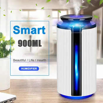 

Air Ultrasonic Humidifier USB Essential Oil Diffuser 7Color Atomizer Freshener Mist Maker with LED Lamp Light for Home car 900ML