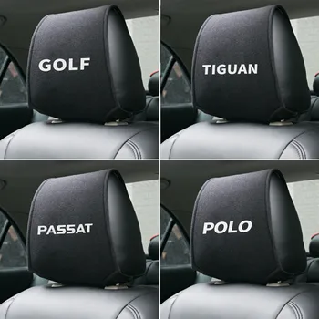 

Interior accessories Universal Headrest Cover car styling case for Volkswagen VW golf 6 golf 7 polo passat tiguan sharan beetle
