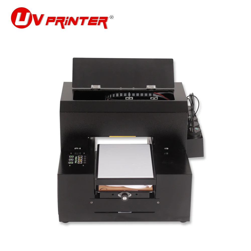 

Industrial processing A4 uv flatbed inkjet printer advertising acrylic glass metal plastic color printing equipment