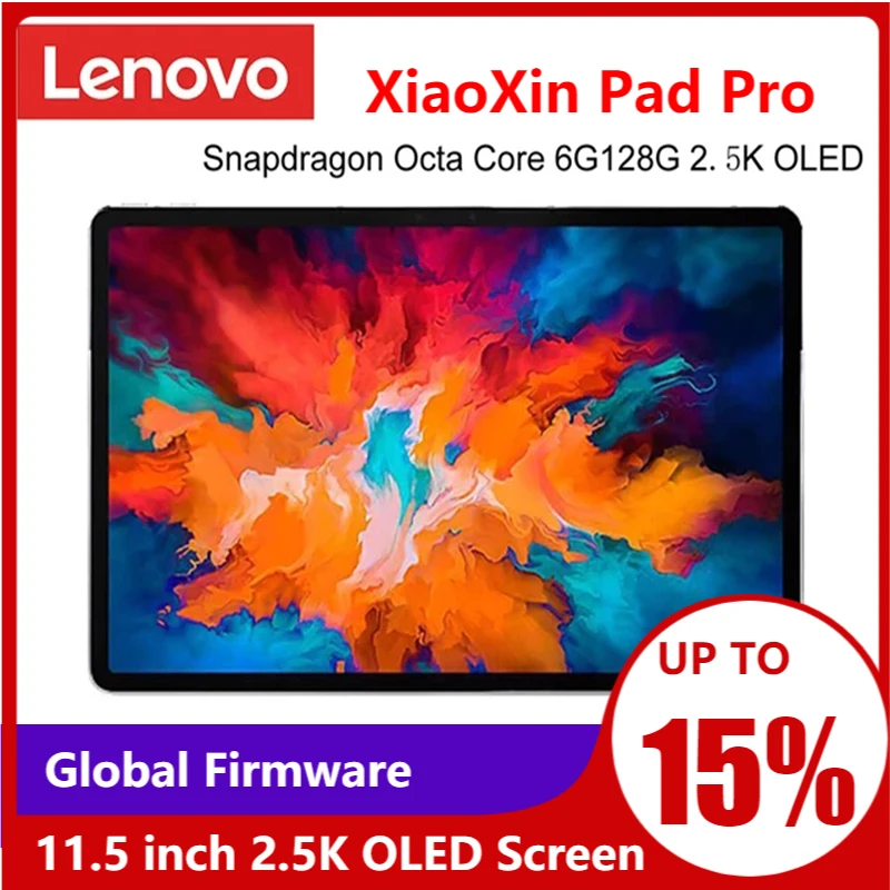 Obtenga esto Lenovo XiaoXin-tableta con pantalla OLED de 128 ", Snapdragon Octa Core, 6GB RAM, 11,5 GB rom, 2,5 K, Android 10 9YaLQEQjWKg